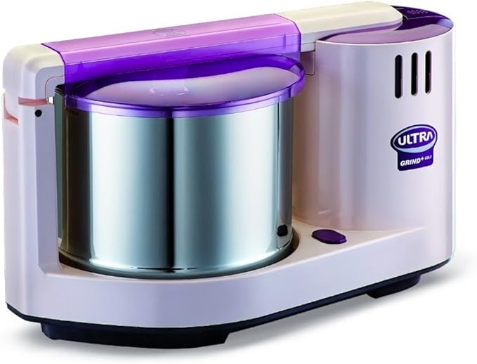 Ultra Grind+ Gold Table Top 2 Liter Wet Grinder with Atta Kneader, 110-volt