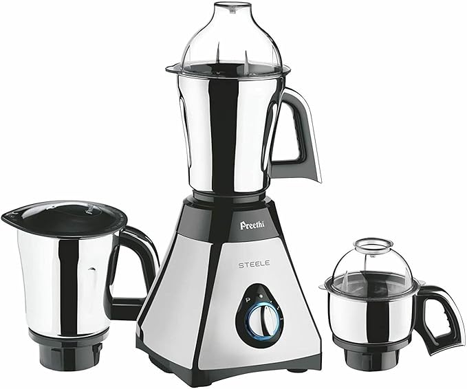 Brand New Preethi Steele Mixer Grinder – Sealed Box | Premium Quality | Canadian Plug 